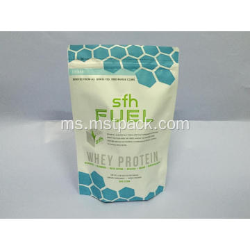 Matte berdiri kantung untuk protein whey